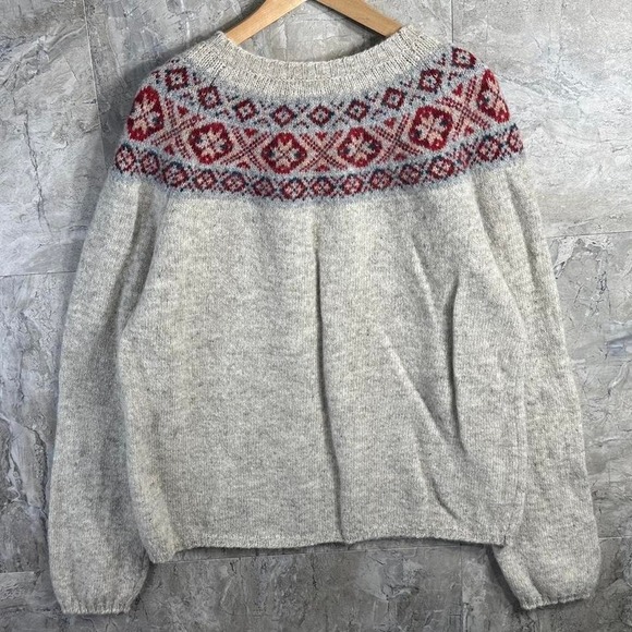 Jamieson's Shetland 100% pure wool sweater Woman's Size XXL Made in Scotland - Picture 6 of 8